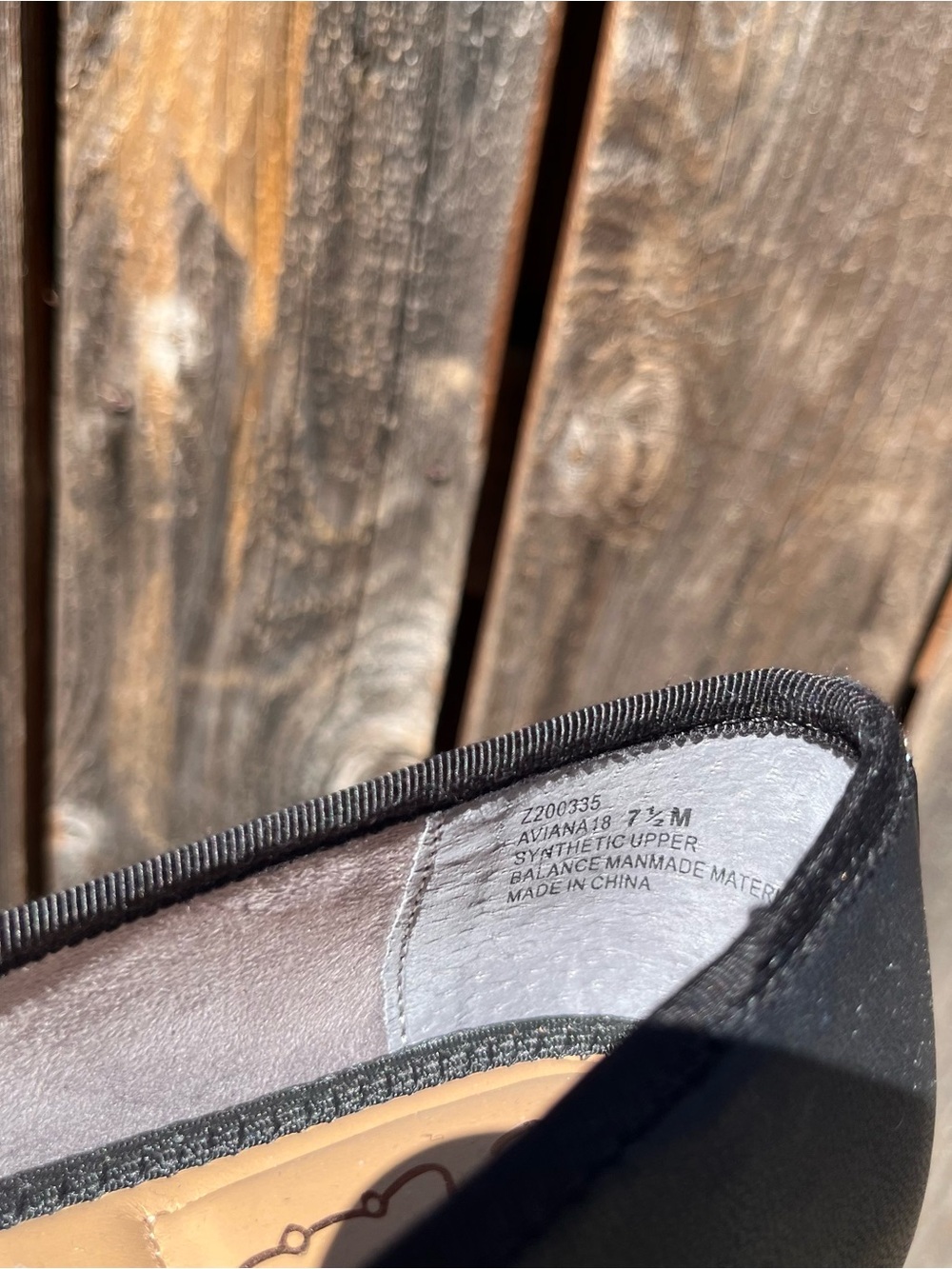 Me Too black pointed ballet flat size 7.5 - Picture 6 of 17